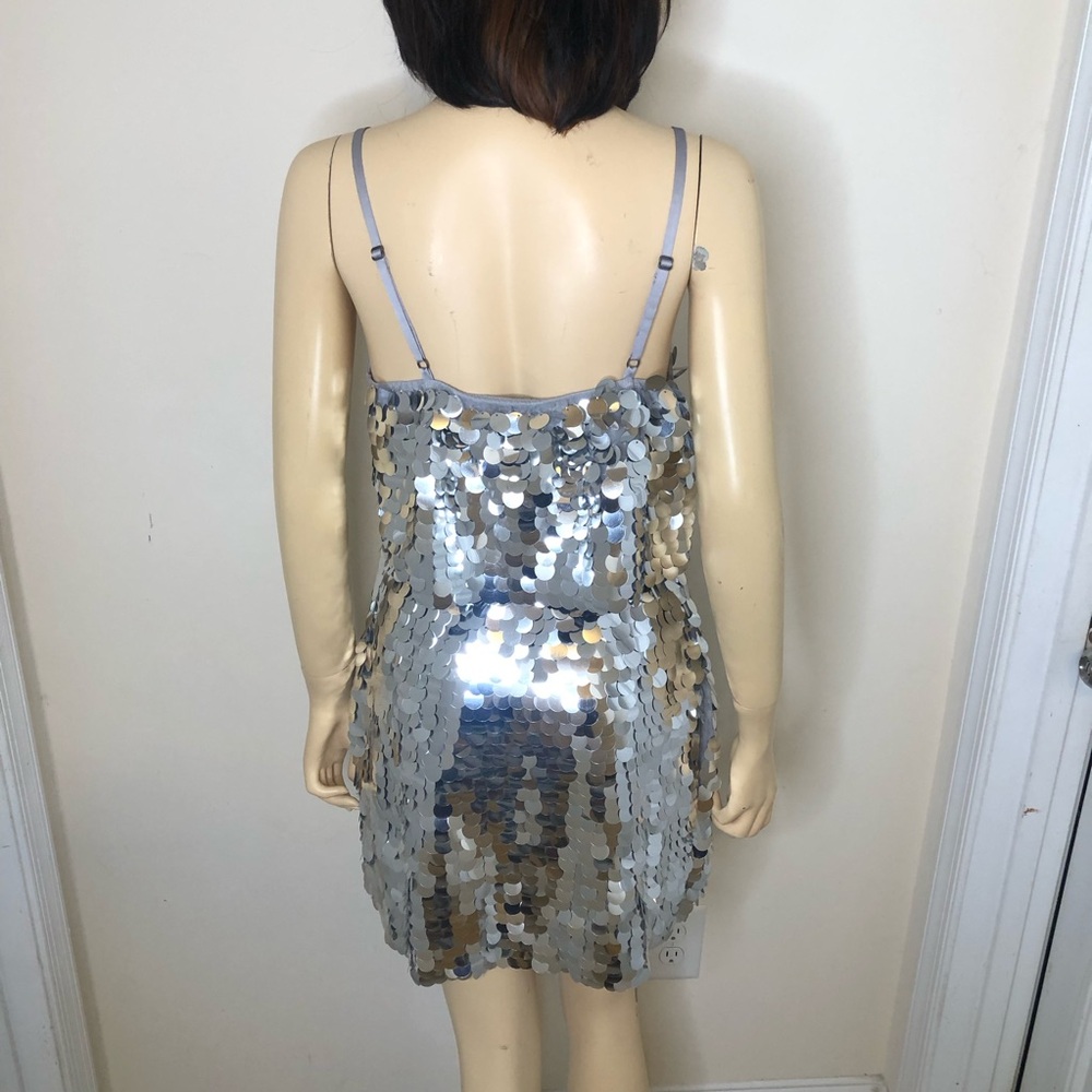 wild fable Silver Sequin Crop Top & Mini Skirt Set - Picture 8 of 13